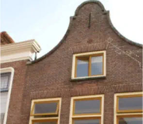 Huis met ingezwenkte halsgevel